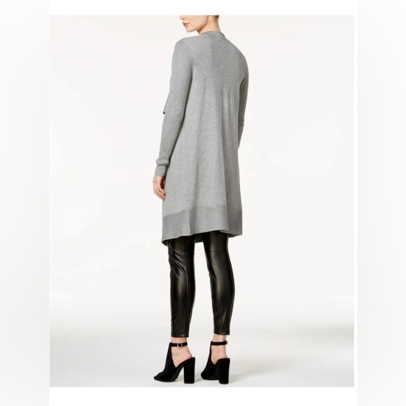 Kensie long open front cardigan light weight. 
Size large .
Length: 37” - Picture 2 of 7